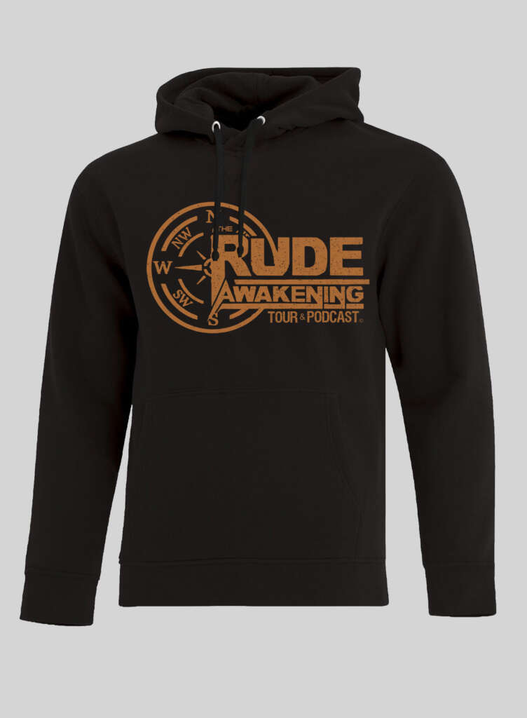 The Rude Awakening Tour Hoodie Black Steel Edge Clothing